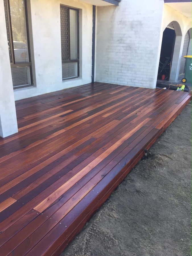 Custom merbau hardwood decking Perth