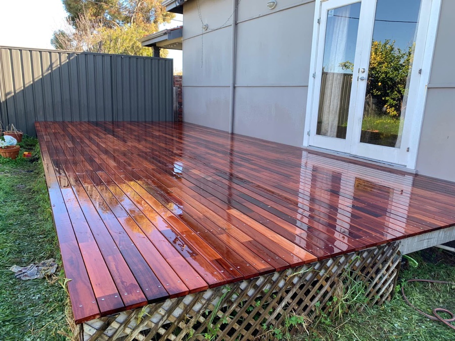 Spotted gum decking Perth