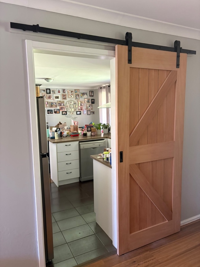 Custom barn door installation Perth
